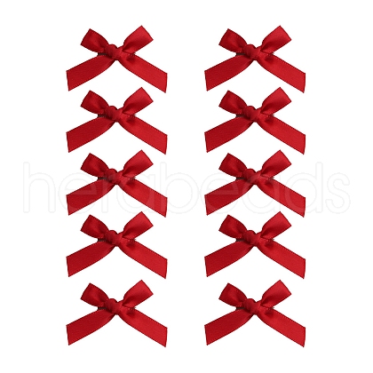 10Pcs Bowknot Cloth Alligator Hair Clips PW-WGD5F1D-03-1