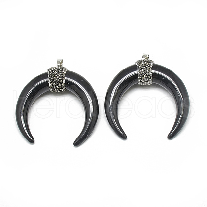 Resin Pendants RESI-S357-009B-1