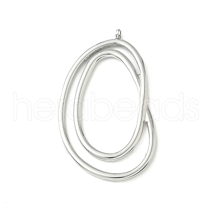 304 Stainless Steel Big Pendants STAS-S182-01P-1