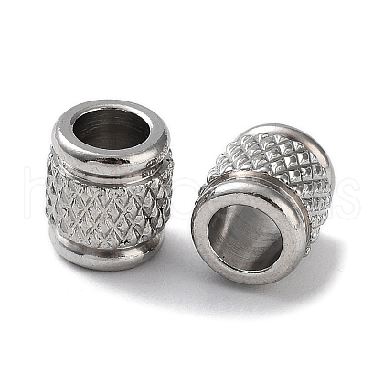 Non-Tarnish 303 Stainless Steel European Beads STAS-Q302-20A-P-1