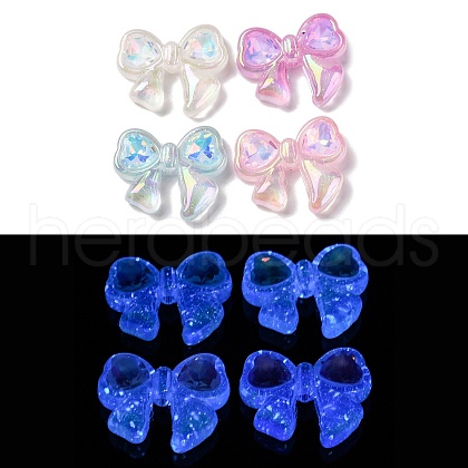 Luminous Transparent Acrylic Beads MACR-F080-07-1