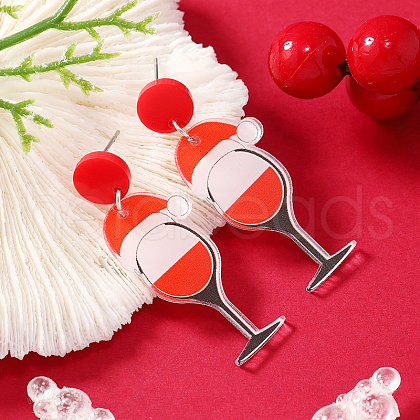 Christmas Acrylic Stud Earrings SK8065-12-1