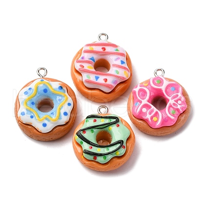 Opaque Resin Pendants CRES-D309-02P-1