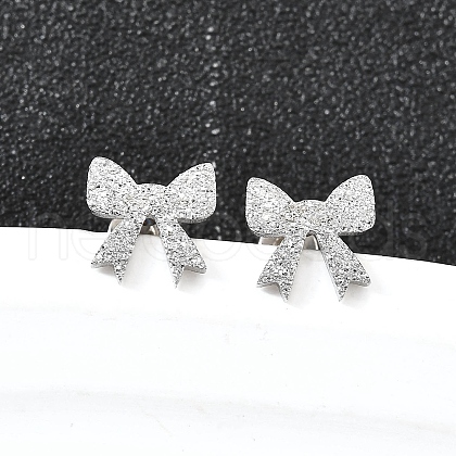 304 Stainless Steel Stud Earrings EJEW-H161-01P-F-1
