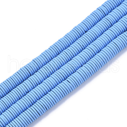 Spray Painted Non-magnetic Synthetic Hematite Beads Strands G-R0468-03D-02-1