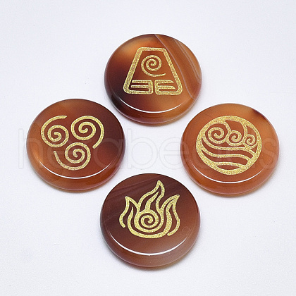 Natural Carnelian Cabochons G-T122-37I-1