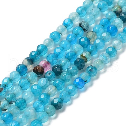 Natural Agate Beads Strands G-Q1000-02H-1