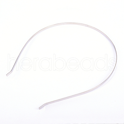 Hair Accessories Iron Hair Band Findings OHAR-WH0017-06B-1