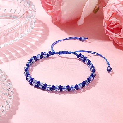 Baking Paint Glass Seed Beaded Bracelets BJEW-MZ00155-03-1