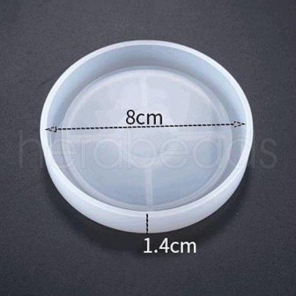 DIY Flat Round Cup Mat Silicone Molds SIMO-PW0001-117C-1