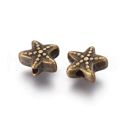 Tibetan Style Alloy Beads TIBE-H1078-AB-NR-1