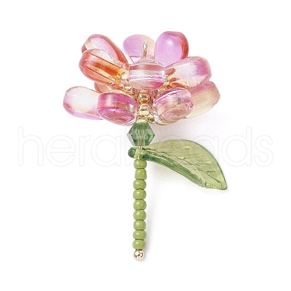 Transparent Glass Pendants PALLOY-MZ00732-04-1