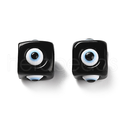 Opaque Resin European Beads RESI-U012-01A-1