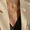 DICOSMETIC 16Pcs 2 Colors 304 Stainless Steel Four Sides Engraved Pendants STAS-DC0015-72-6