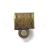 Tibetan Style Alloy Tube Bails TIBE-L008-13AB-1
