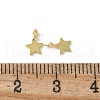 925 Sterling Silver Star Charms STER-M099-04G-3