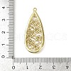 Brass Micro Pave Cubic Zirconia Pendants KK-M322-34G-3