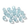 Transparent Imitation Austrian Crystal K9 Glass Beads GLAA-L048-01-1