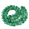 Dyed Natural Malaysia Jade Star Beads Strands G-Z080-A01-05-3