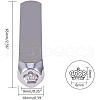 Iron Metal Stamps AJEW-BC0005-39B-2