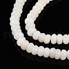 Natural White African Opal Beads Strands G-T140-75C-3