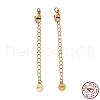 925 Sterling Silver Chain Extenders STER-D036-34AG-3