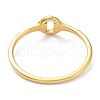 Ion Plating(IP) 304 Stainless Steel Ring Shape Finger Ring with Cubic Zirconia RJEW-K244-10G-3