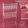 2 Layers Hanger Style Acrylic Earring Storage Display Rack ST-CJ0034-03-3
