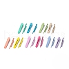 Spray Painted Alloy Alligator Hair Clips Sets PHAR-F009-06-1