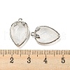 Natural Quartz Crystal Faceted Pendants G-M431-06P-09-3