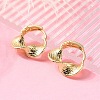 Brass Hoop Earrings EJEW-S249-07G-3