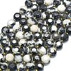 Natural Zebra Jasper Beads Strands G-C116-A122-01-2