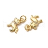 Brass Micro Pave Cubic Zirconia Pendants KK-E068-VB789-2-2