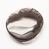 Carved Natural Obsidian Big Pendants G-G660-57-3