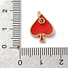 Brass Enamel Charms KK-Q098-25G-A01-3