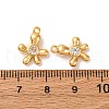 Brass Micro Pave Cubic Zirconia Pendants KK-K382-60G-3