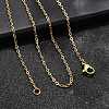304 Stainless Steel Cable Chain Necklaces X-NJEW-E026-04G-B-4
