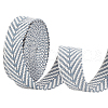 5 Yards Polycotton Jacquard Arrow Ribbon OCOR-WH0078-173C-1