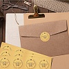 Self Adhesive Gold Foil Embossed Stickers DIY-WH0575-041-6