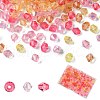 500Pcs 5 Colors Transparent Acrylic Beads TACR-YW0002-07A-1