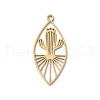304 Stainless Steel Filigree Pendants STAS-K298-15G-1