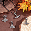 Unicraftale 4Pcs 4 Style 304 Stainless Steel Pendants STAS-UN0043-51-3