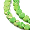 Dyed Synthetic Imperial Jasper Beads Strands G-M403-A37-02-4