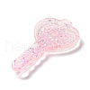 Acylic Pendant with Glitter Powder OACR-H035-01C-2