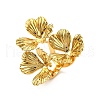 Brass Cuff Rings for Women RJEW-Z097-01G-01-2