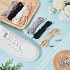 4 Sets 4 Colors Polyester Shoelaces DIY-FG0006-67-5