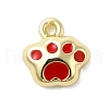 Alloy Enamel Charms PALLOY-K020-22G-01-1