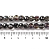 Half Golden Plated Electroplate Beads Strands EGLA-H104-08A-HP04-4