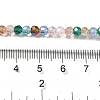 Electroplate Transparent Glass Beads Strands EGLA-A035-T4mm-HL01-4