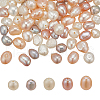 WADORN 75Pcs 5 Style Natural Cultured Freshwater Pearl Beads PEAR-WR0001-04-1